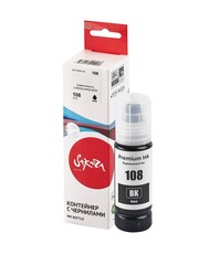 Контейнер с чернилами Sakura C13T09C14A (108/008 BK) для Epson L18050/L6490/L8050, черный, 70 мл.