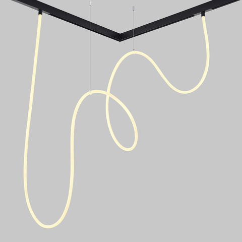 ST684.436.60 Гибкий светодиодный светильник Черный LED 1*60W 3000K Lm Ra80 360° IP20 L5 000xW-xH- 48V SKYLINE 48