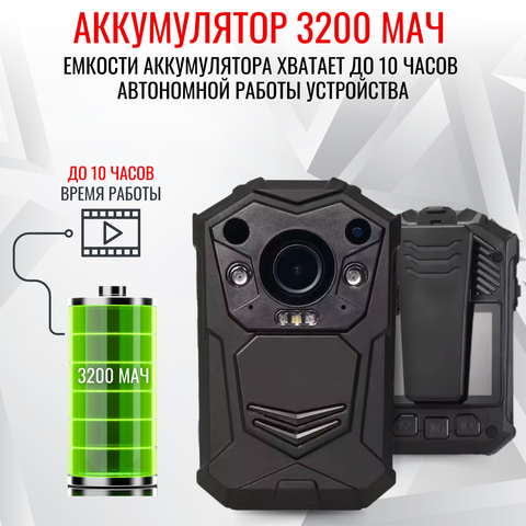 Персональный носимый видеорегистратор RIXET RX-2