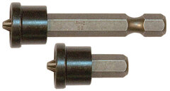 15426 Насадки д/быстрого завинч.саморезов, по гипр., набор 2 шт., сталь s2 Профи, ph2 x 50мм, 2шт FIT