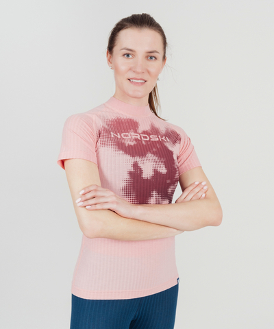 белье NORDSKI Light Pink W женское (футболка)