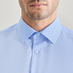 Сорочка Seidensticker Slim Fit 01.653760-14 с отделкой голубая