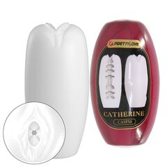 Белый мастурбатор-вагина Catherine - 