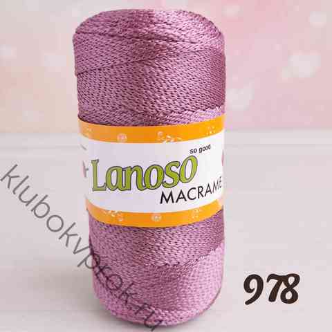 LANOSO MACRAME PP 978, Пыльный сиреневый