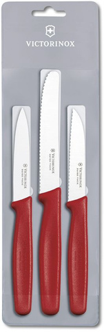 Набор Victorinox кухонный, 3 предмета, Red (5.1111.3)