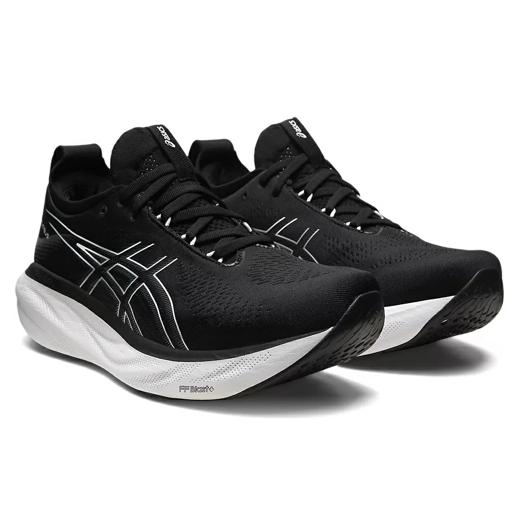 Asics GEL NIMBUS 25 Black Pure silver 1011B547 001 SkiRunner.ru