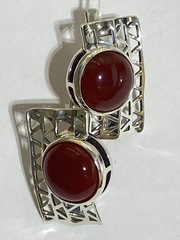 Перуджа (серьги из серебра)