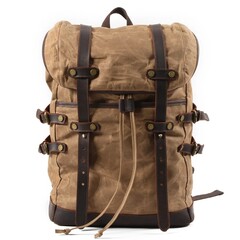 Рюкзак городской из канваса Virginland 9105 Khaki