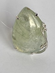 Пренит груша(кольцо из серебра)