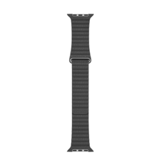 Ремешок Apple 44mm Black Leather Loop -Medium (MXAC2ZM/A)