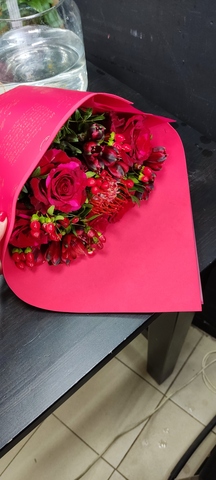 Букет Красный бархат