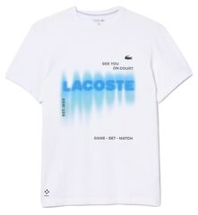 Теннисная футболка Lacoste x Daniil Medvedev T-Shirt - White