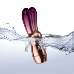 Фиолетовый клиторальный зайчик Climaximum Bella - 10 см. - 