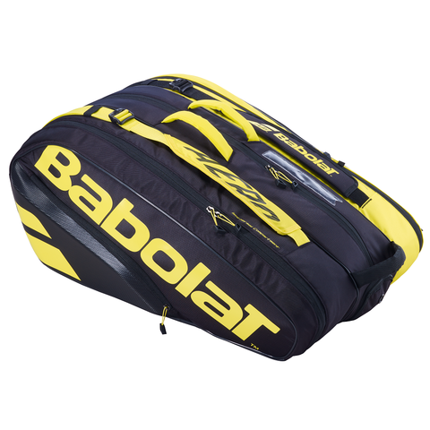Теннисная сумка Babolat Pure Aero (черно-желтый) (12 ракеток)
