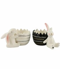 Набор 2 чашки-скорлупки с зайцами Hoff Interieur Monochrome Easter