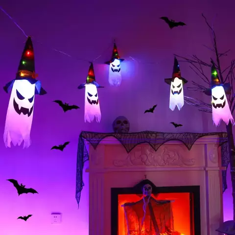 Хэллоуин светодиодные фонари Тыква Призрак