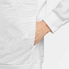 Куртка теннисная Nike Court Heritage Dri-Fit Fleece Tennis Hoodie - white/white