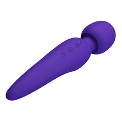 Фиолетовый wand-вибратор Meredith - 