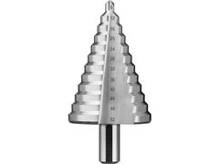 ЗУБР 6-52 мм, 12 ступеней, сталь Р6М5, ступенчатое сверло, Профессионал (29670-6-52)