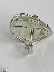 Пренит груша(кольцо из серебра)