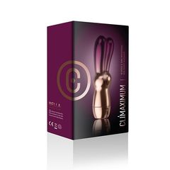 Фиолетовый клиторальный зайчик Climaximum Bella - 10 см. - 