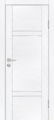 Дверь PSM-5 / Цвет Дуб скай белый / белоснежный лакобель / Двери PROFILO PORTE