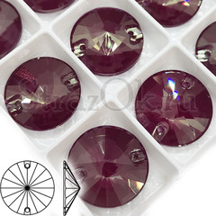 Купить пришивные стразы DeLux Winter Cherry, Rivoli для украшения, инкрустации