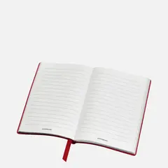 Записная книжка #148, красный цвет, разлинованные страницы