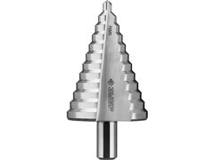 ЗУБР 6-52 мм, 12 ступеней, сталь Р6М5, ступенчатое сверло, Профессионал (29670-6-52)