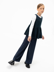 Жилет с баской Mjölk School Blue