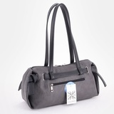 Сумка Саломея 2032 македония серый + черный