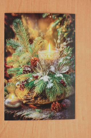 Новогодняя свеча