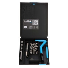 Набор для восстановления резьбы М 8,0х1,25 24пр V-Coil Volkel 04012
