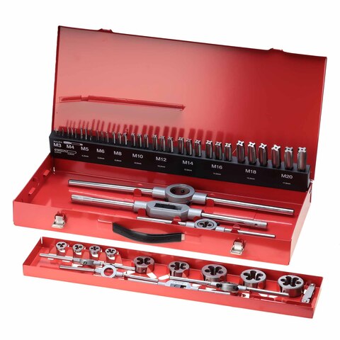 Набор метчиков и плашек M3 -M20 HSSE 54пр Ruko 245040E (!)