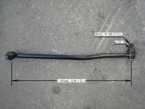 Тяга рулевая CHASE TY-CR01 с наконечниками в сборе