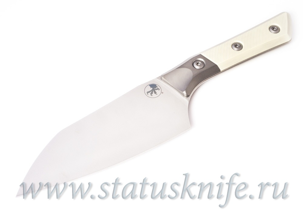 Нож Microtech Kitchen Santoku Bolster Ivory G-10 3200B-10IV