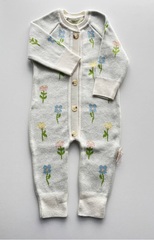 7055-344 Комбинезон вязаный (цветочные мечты)