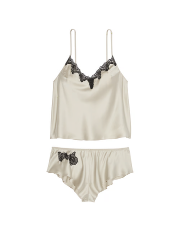 VERY SEXY САТИНОВЫЙ КОМПЛЕКТ МАЙКА С ШОРТАМИ