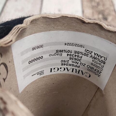 Меринос с кашемиром (10%) и шелком (30%) CARIAGGI ZEFIRO 2/60 черный