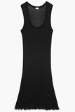 Черное неглиже со спортивным вырезом Zimmerli