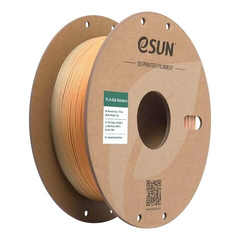 Пластик для 3D-печати eSUN PLA-Silk Rainbow, 1,75 мм, 1 кг, Пылающая гора, PLA-SKRB175O-FM1Y1