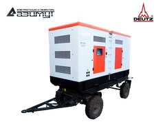 Дизельный генератор Азимут ЭД-250-Т400-2РКМ6C Deutz на шасси в кожухе с автозапуском