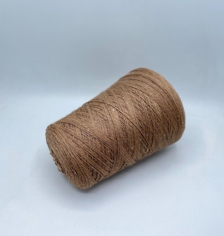 Бобинная пряжа (пр.Италия).art-Merino paillettes 380м/100гр, 96% меринос, 4% Пайетки(3мм)(полиэстер), цвет-Бежевый,неоднотонный+прозрачная пайетка(2), арт.31116