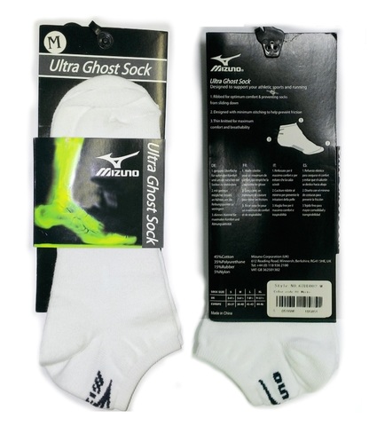 Носки спортивные теннисные Mizuno Ultra Ghost Sock низкие