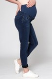 Утепленные джинсы для беременных (MOM) 12298 синий