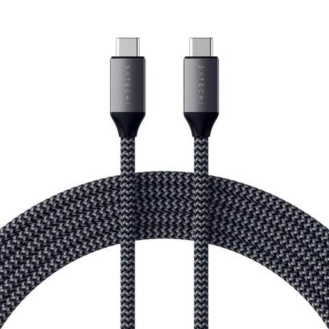 Кабель Satechi USB-C to USB-C, 2м, серый космос