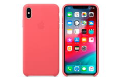Чехол для телефона APPLE iPhone XS Leather Case - Peony Pink (MTEU2ZM/A)