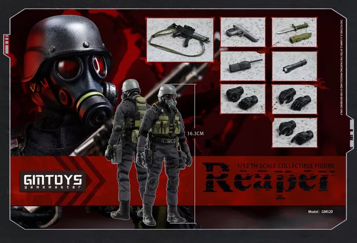 Фигурка Ханк масштаб 1/12 Resident Evil