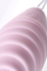 Нежно-розовый набор VITA: вибропуля и вибронасадка на палец - 