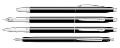 Ручка-роллер Cross Century Black Lacquer (AT0085-77)